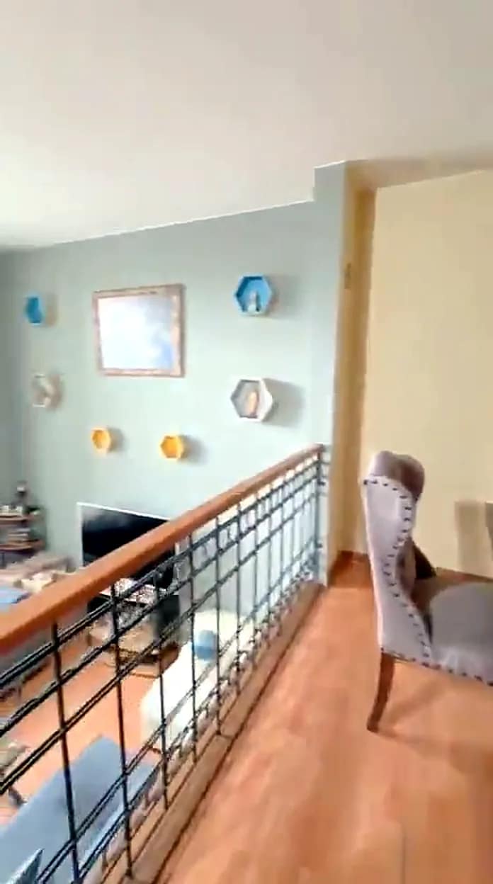 Comedor y vestíbulo de la casa en venta en Naucalpan