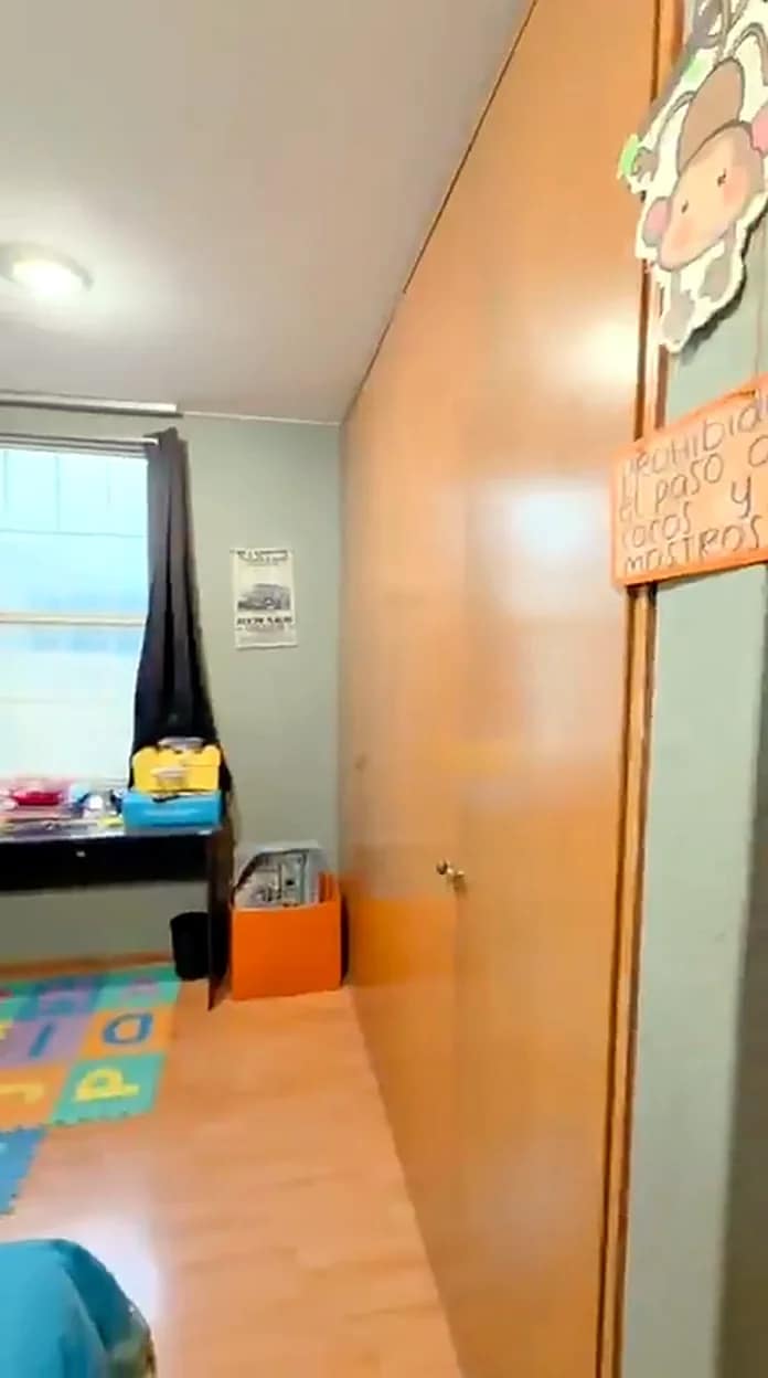 Recámara secundaria con amplio clóset