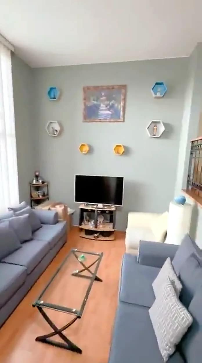 Sala de la casa en venta en Naucalpan