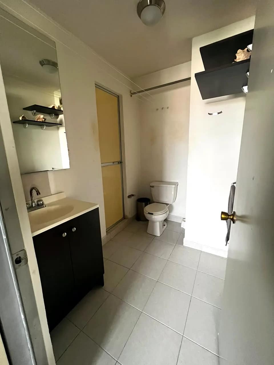 Baño del departamento en Cuajimalpa